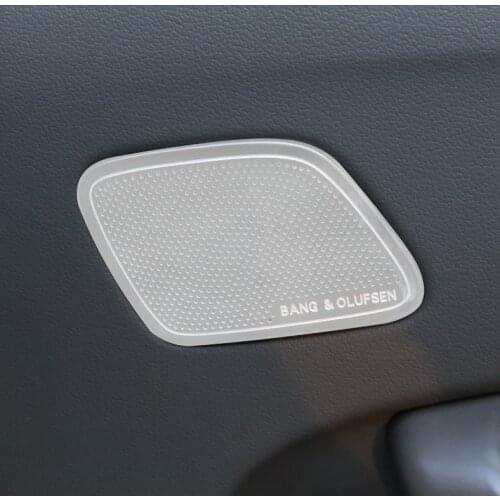 Car Styling A Pillar Stereo Speaker Decoration Frame Trim For Audi A4 B8 2009-16 Interior Accessories Door Audio Speakers Cover