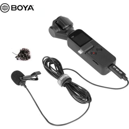 BOYA BY-M3OP USB Type-C Digital Lavalier Microphone for DJI OSMO™ Pocket Video Stabilizer Gimbal Vlog Film Audio Recording Mic