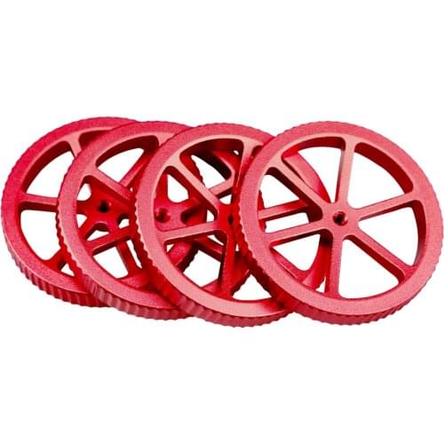 3D Printer Parts 4Pcs/LotNew Large Red Hand Twist Leveling Nut For CR10S CR-10 Ender 3 3D Printer