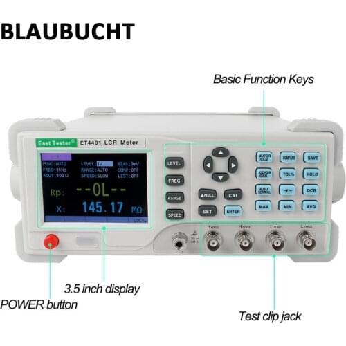 DHL /Fedex LCR Meter Capacitance Resistance Impedance Inductance Measure LCR Bridge Meters High Precision Desktop Digital