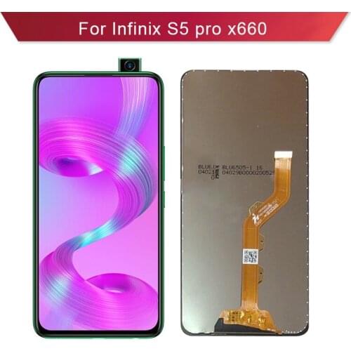 For Infinix S5 Pro X660 LCD Display Touch Screen Complete Assembly Glass Digitizer Replacement