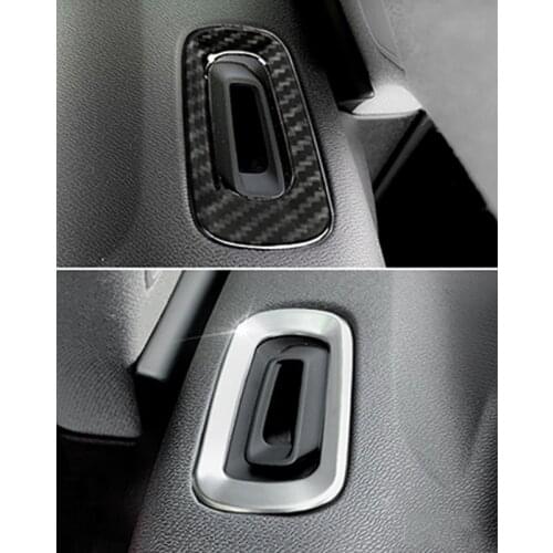 For Volvo XC40 Car Front Dashboard Small Air Conditioner Outlet AC Vent Cover Trim ABS Matte/Carbon 2017 2018 2019 Accessories