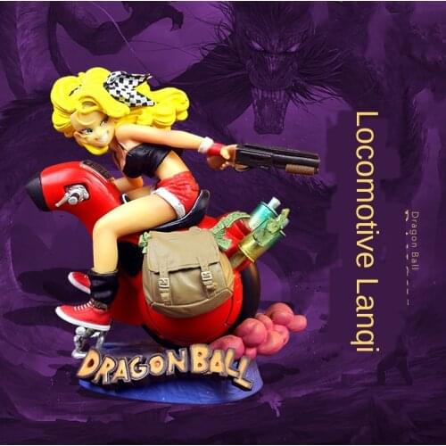 12CM Japanese Anime Figure Dragon Ball Ranchi Lunch Launch Action Figure Collectible Model Toys for Kids