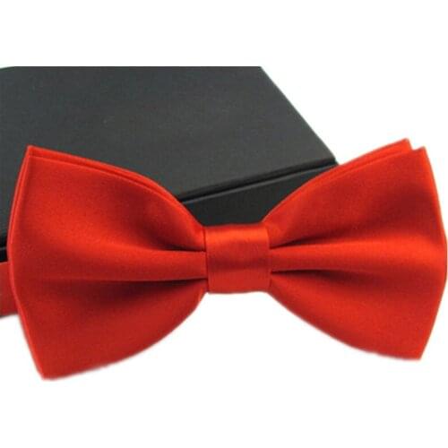 Boys Bow Ties Brand Classic Solid Bow Tie Mens Bowtie Leisure Business Shirts Bow Ties for Men Wedding Gravata Men Accessories