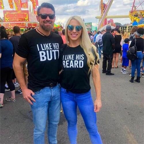 Lovers Couple T Shirt Summer New Women Men Valentines Shirts Letters Printed Short Sleeve Couples Matching Clothes 2021 Newest