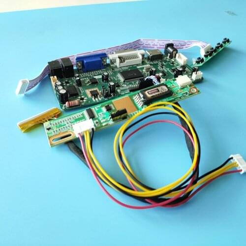 HDMI+DVI+VGA kit for LP154W01-TLB6/LP154W01-TLC1 screen moitor panel Controller Board 30pin 15.4" LCD Audio M.NT68676 1280X800