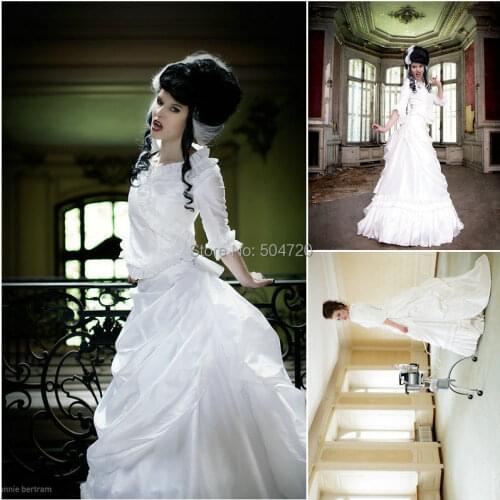 Custom-madeOn sale R-078 19 century Victorian Gothic Lolita/Civil War Southern Belle Ball Halloween dresses Sz US 6-26 XS-6XL