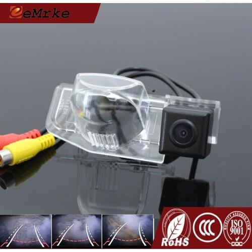 EEMRKE For Mazda 8 MPv 2006-2012 Dynamic Trajectory Parking Line Car Reverse Rearview Reversing Tracks Camera