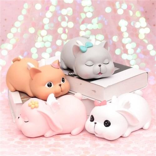 Cute Animal Piggy Bank Home Decor Cash Coin Saving Box Creative Children Gift facial expression Cat Save Money Box Case Ornament