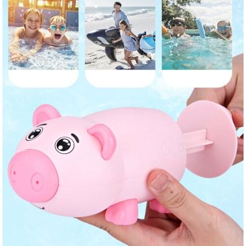 Summer Children Toys Cartoon Animal Shape Water Gun Funny Toys for Pool Garden Spray Water/ Beach/ Seaside Pink/ Blue