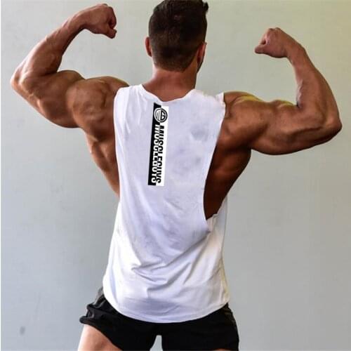 New Muscleguys Gyms Tank Top Men Clothing Fitness Vest Casual Slim Fit Sleeveless shirt Male Hip Hop Streetwear Tops Singlets