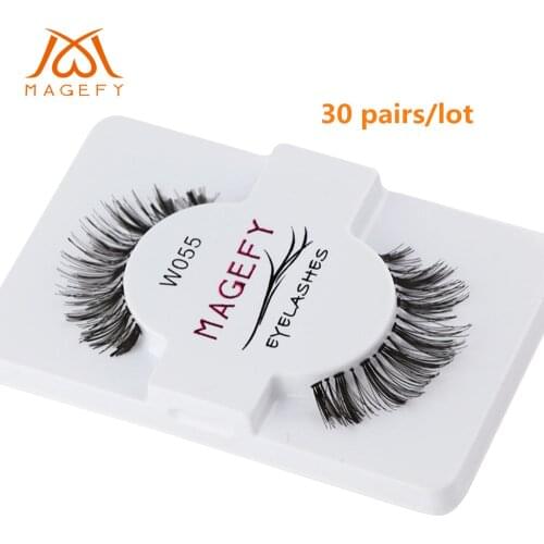 MAGEFY 30Pair/Lot Crisscross False Eyelashes Eyelash Extensions Fake Lashes Voluminous Fake Eyelashes For Eye Lashes Makeup