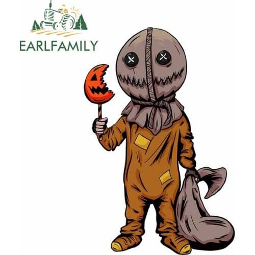 EARLFAMILY 13cm x 8.8cm for Halloween Candy Car Stickers Fine Bumper Kids Room Silhouette Decal Tuning Camper JDM Assessoires