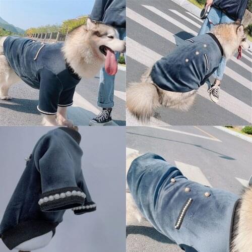 Big Dog Clothes Winter Small Dog Clothing Cat Schnauzer Pug French Bulldog Corgi Samoyed Husky Labrador Golden Retriever Coat