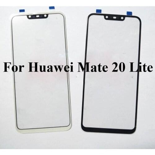For Huawei Mate 20 Lite Front LCD Glass Lens touchscreen Touch screen Outer Screen For Huawei Mate 20Lite Glass without flex