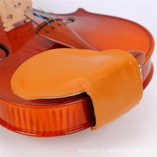 Violin sheepskin chin pad Violin neck protection light gill pad Violin teaching practice accessories