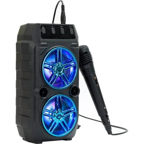 Portable Bluetooth Speaker Wireless Power Bass Creative Outdoor Square Dance Subwoofer Music Center Boombox Remote Control MIC