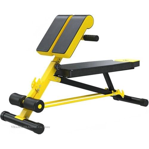 Adjustable Multi-Workout Abdominal Bench, All-in-One AB Roman Chair, Fitness Equipment Dumbbell Stool For Gym Home