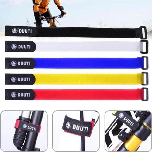 Adjustable Bicycle Nylon Hook Loop Tape Strap Bike Band Flashlight Tie Cycling Cable Bandage Fastener Tape Pump Bottle