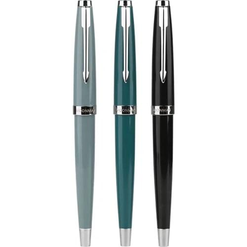 Moonman 80s Fountain Pen Ink Pen Semi Exposed Fine Nib Converter Pen Stationery Office school supplies penna stilografica