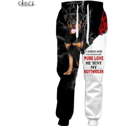 CLOOCL Newest Popular Hot Sale Rottweiler Sweatpant 3D Print Trousers Men Women Harajuku Streetwear Casual Pant Drop Shipping