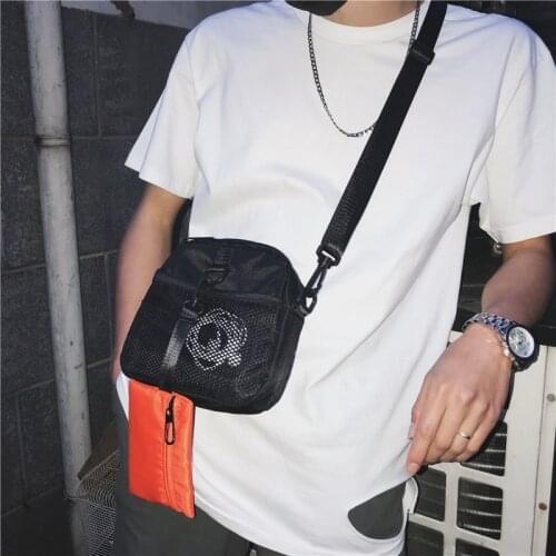 Casual Small Shoulder Bag Street Trend Small Storage Travel Phone Pouch Women Nylon Flap Messenger Cross Body Bag