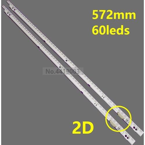 572mm LED Backlight strip 60leds For Samsung 46inch TV LTJ460HN06 UA46ES5500R 2012SVS46 7032NNB UE46ES5507K 2D