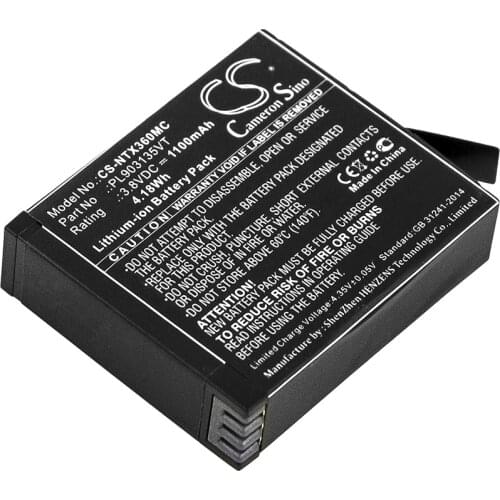 Cameron Sino Camera Replacement Li-ion Battery 1100mAh For PL903135VT GOTOP One X Free Tools