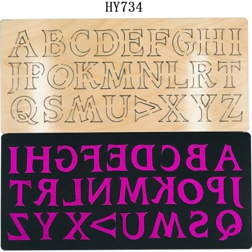 26 capital letters cutting dies 2019 new die cut &wooden dies Suitable for common die cutting machines on the market