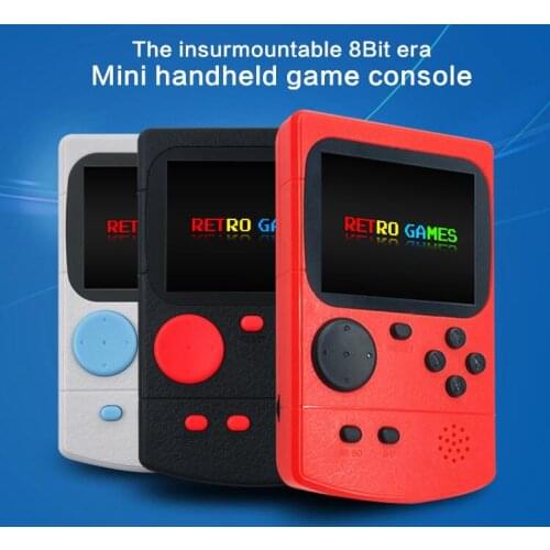 8 Bit Retro TV Video game console Built-In 500 Games 3.0 inch Handheld Player vs m3 x12 x7 For christmas Kids Gift