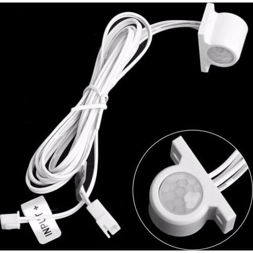 Automatic On Off LED Strip PIR Body Infrared Motion Sensor Switch DC 12V