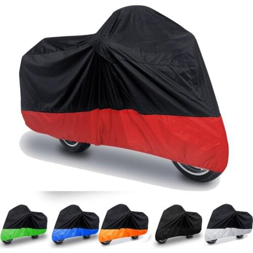 X AUTOHAUX Universal 180T Rain Dust Winter Motorcycle Cover Outdoor Waterproof UV Whole Motor COVER