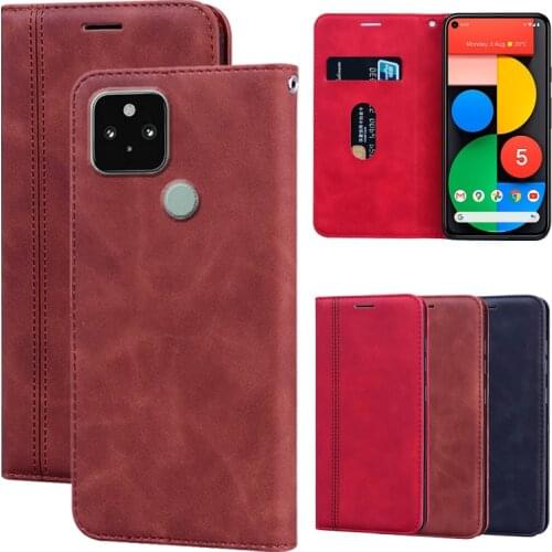 Leather Case For Google Pixel 4a 4 5 XL чехол Magnetic Flip Cover Funda Wallet Protector For Google Pixel 4a 5G Shell Cover Etui