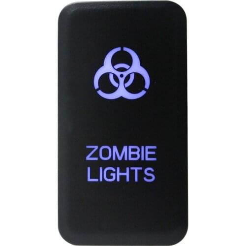 DC12-24V Zombie Light Push Switch Button LED with Wires For Toyota Land Fortuner Tacoma push BUTTON switch zombie lights