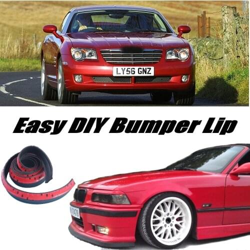 Bumper Lip Deflector Lips For Chrysler Crossfire Front Spoiler Skirt For Car View Tuning / Body Kit / Strip