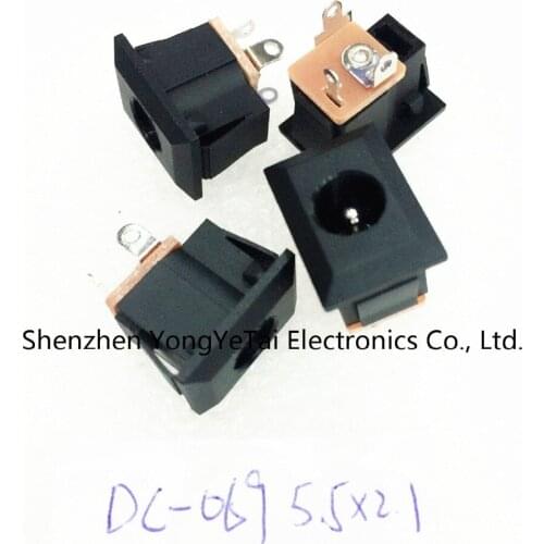 DC socket DC-069 5.5*2.1mm power socket dc069 Docking female environmental temperature free shipping