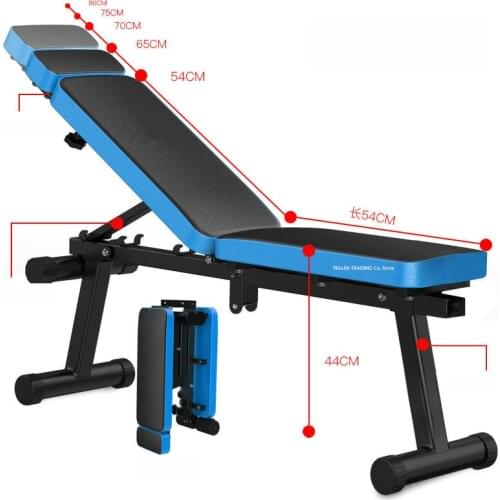 Home/Gym Adjustable Bench Weight Bench, Folded Sit Up Incline Exercise Dumbbell Bench, Strength Training Fitness Workout Station