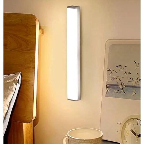 Motion Sensor Wireless LED Night Lights Bedroom Decor Light Detector Wall Decorative Lamp Staircase Closet Room Aisle Lighting