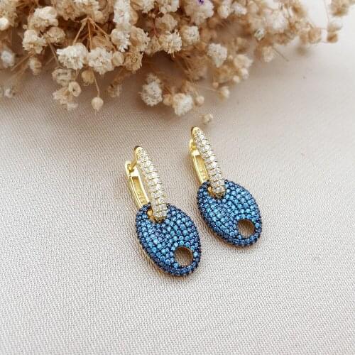 Женские золотые серьги Irem Baycan Jewelry China At AliExpress