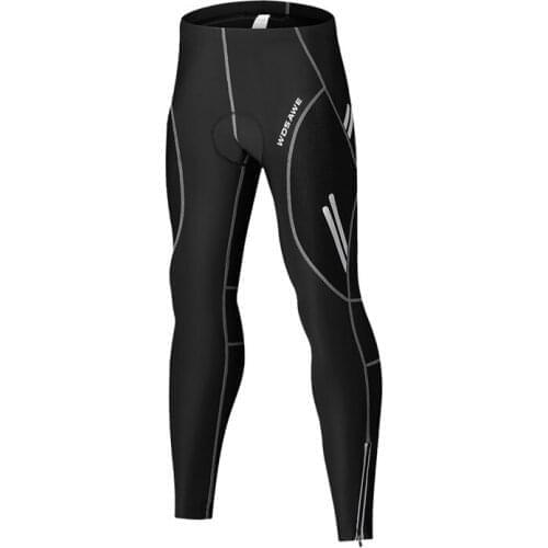 WOSAWE Mens Cycling Breathable Quick-drying Pants Silicone Cushion Outdoor Sport Pants for Running Cycling Hiking Climbing