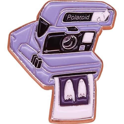 Polaroid no feet lapel pin perfect horror movie lovers collection