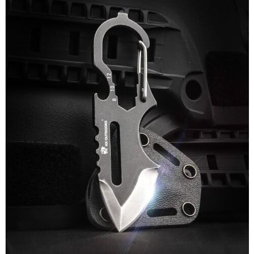 HX OUTDOORS Marmot edc fixed blade neck knife survival hunting camp Survival pocket tactical knives 4Cr13mov steel camping tool