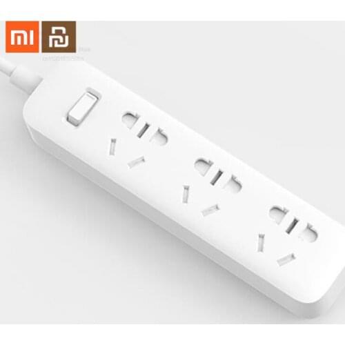 Original xiaomi mijia row plug 3 basic version 1.8m child safety protection door overload protection plug smart mijia