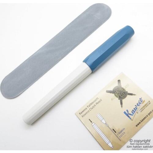 Kaweco Perkeo Fountain Pen Cream/Turquoise Velvet Sheathed | İsme Special Pen