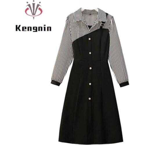 New 2021 Summer Women Oversized Dresses Adjust-Waisted Denim Dresses Ladies Vestidos Vintage Shirring Female Robe Dress KE1149