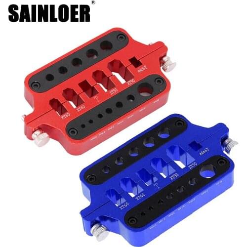 SAINLOER RC Metalen Mini Rode Soldeerbout Houder Model Auto Drone Marine Lassen Tool T Plug Connector XT60 XT90