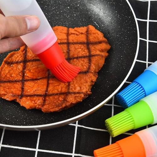 Silicone Oil Bottle Pen Brush Home Party Barbecue DIY Baking Tool Accessory Kitchen Anti Hot Non-Stick Basting Cooking Gadget