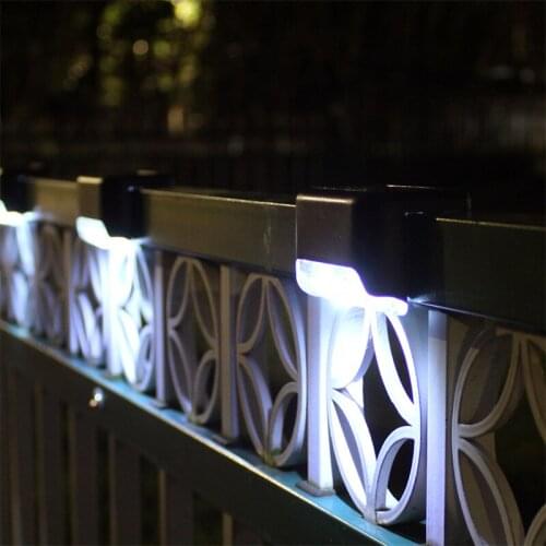 Hot Solar Stair led Lamp IP65 Waterproof Outdoor Garden Pathway Yard Patio Stairs Steps Fence Lamps Warm White Solar Night Lamp