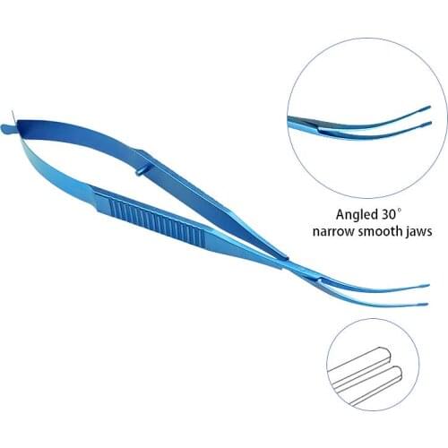 Titanium Ophthalmic Forceps Shepard Lens Forceps Ophthalmic Instruments
