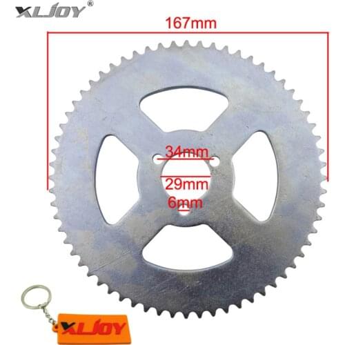 XLJOY T8F 64T Tooth 29mm Rear Sprocket For 47cc 49cc Pocket Bike Mini Motor Quad ATV Mini Pit Dirt Motard Bike